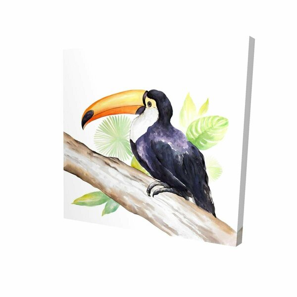 Fondo 16 x 16 in. Toucan Perched-Print on Canvas FO2793485